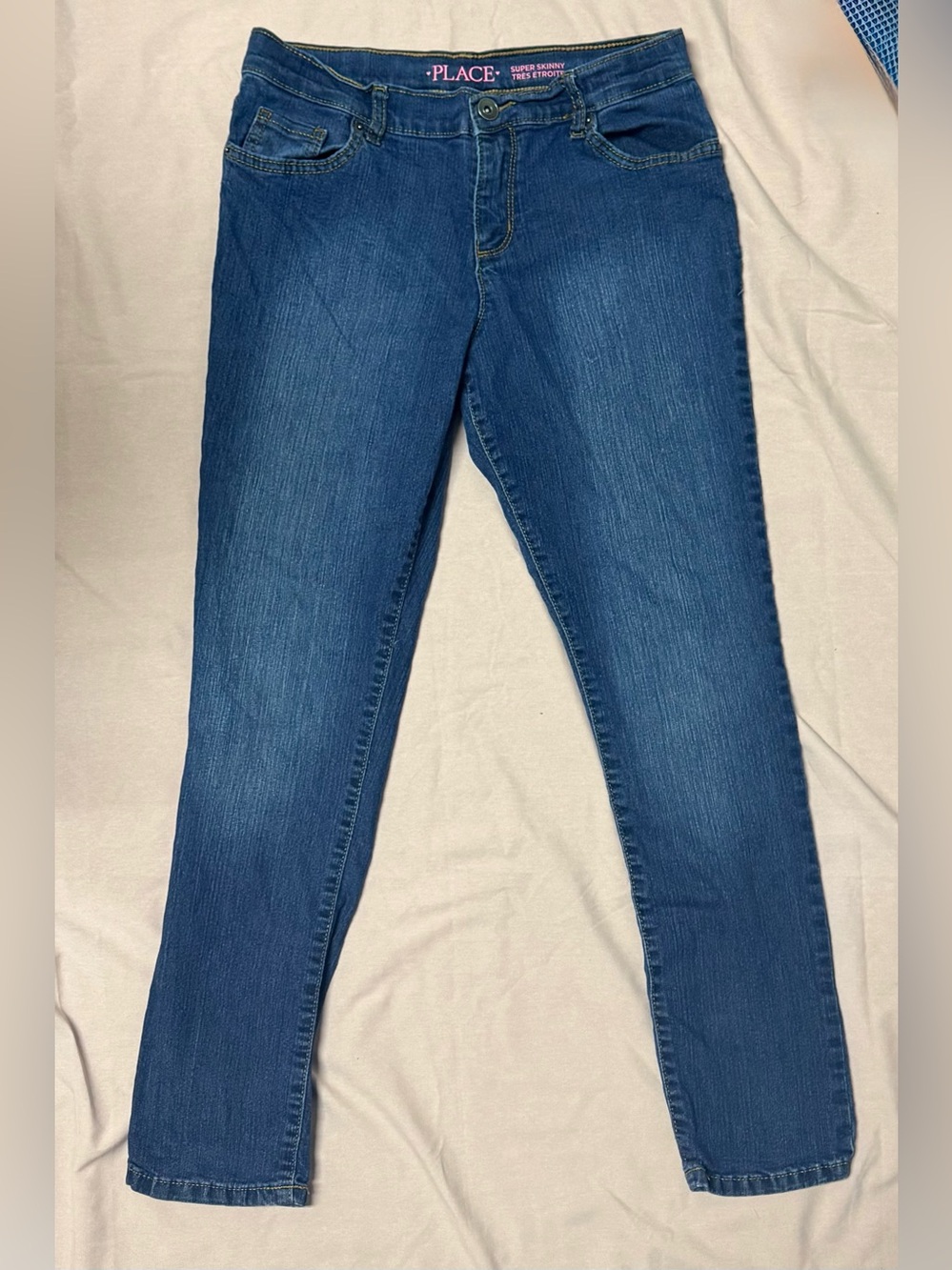 The Children’s Place Super Skinny Jeans Girls Size 12 Medium Wash